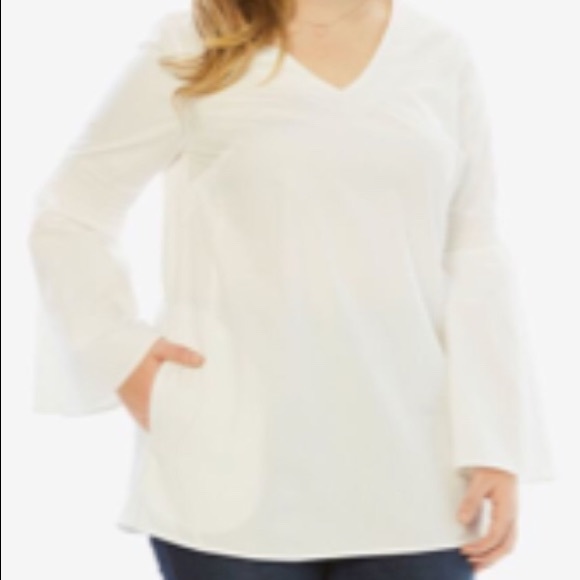 Roaman's Tops - 💥🌺NWT🌺💥Denim Bell Sleeved Tunic